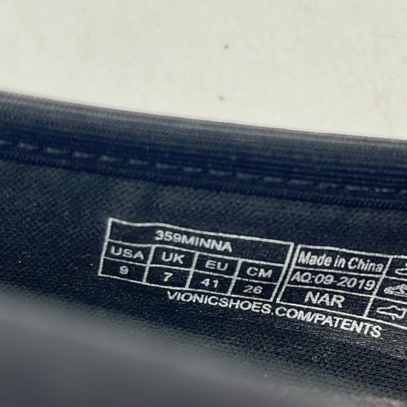 Vionic Minna Leather Ballet Flats Sz 9 excellent condition - Picture 9 of 10